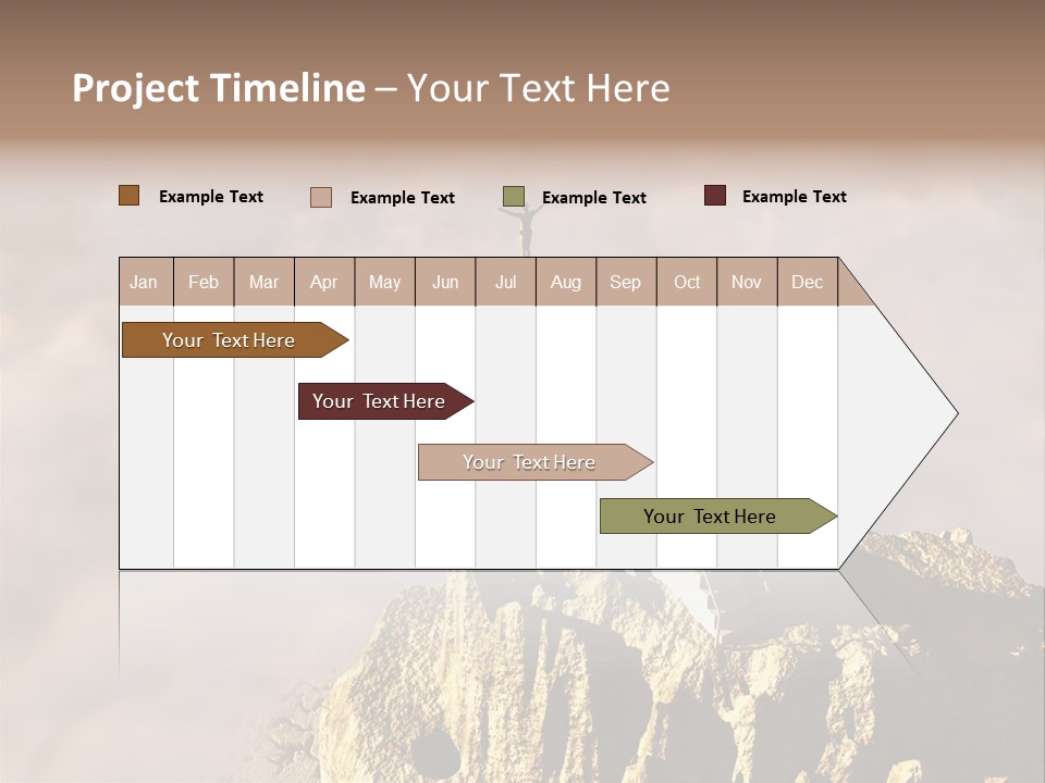 Landscape Dangerous Sportsman PowerPoint Template