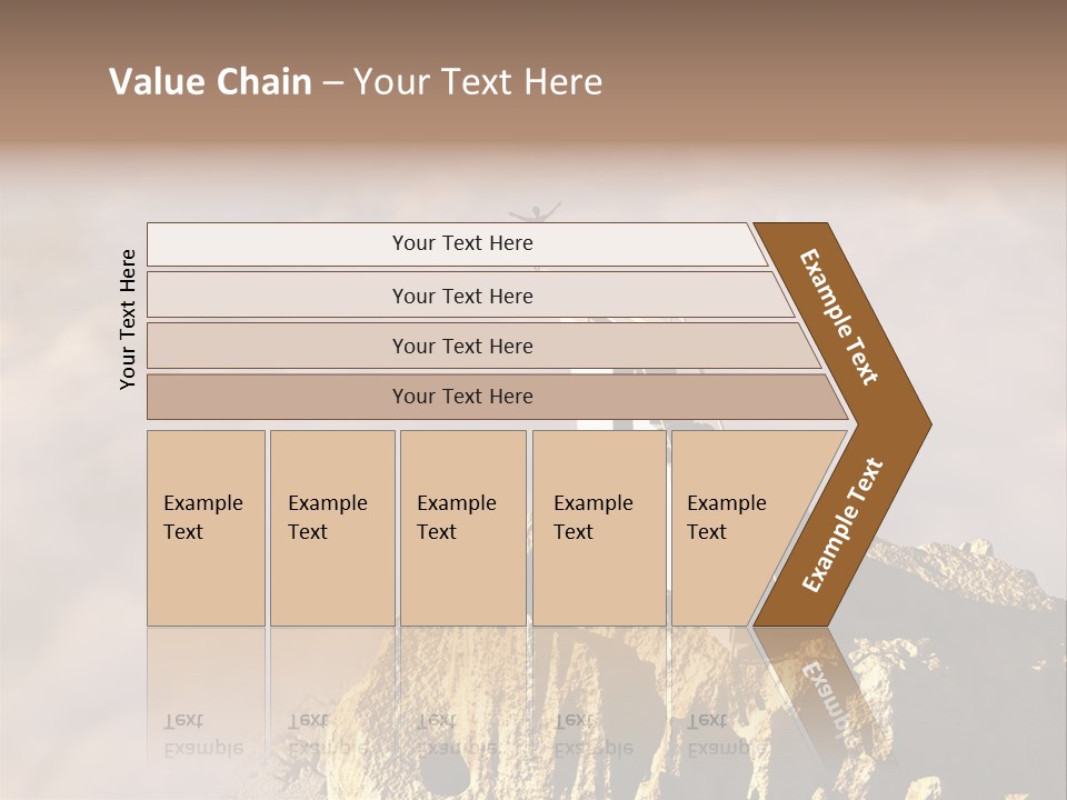 Landscape Dangerous Sportsman PowerPoint Template