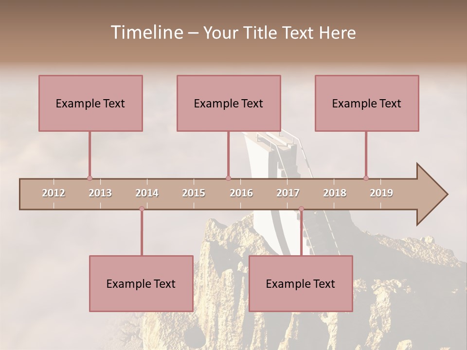 Landscape Dangerous Sportsman PowerPoint Template