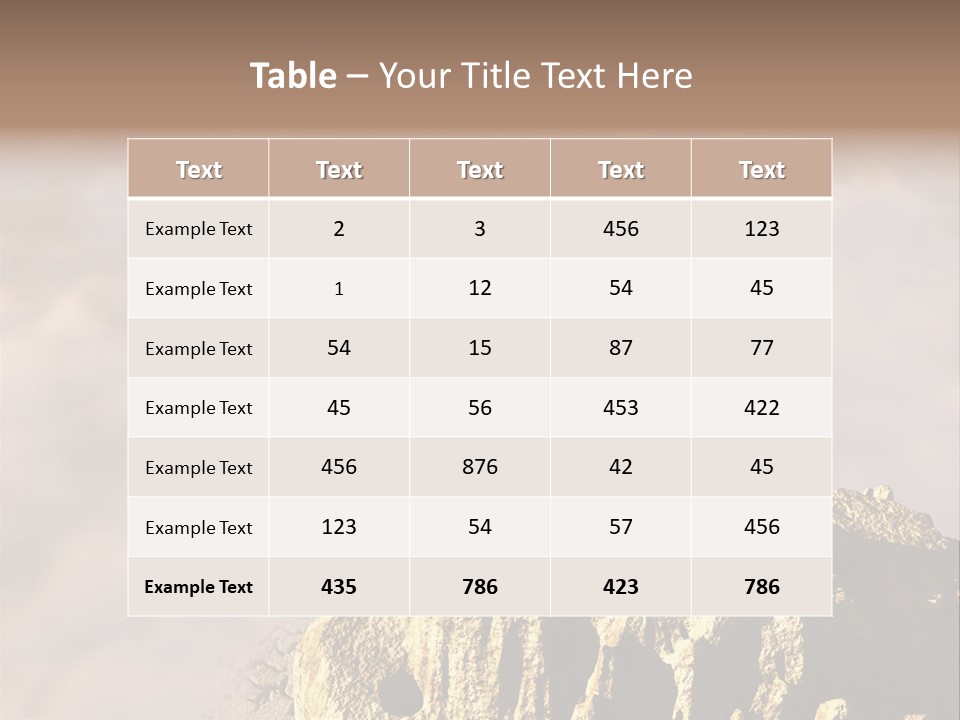 Landscape Dangerous Sportsman PowerPoint Template