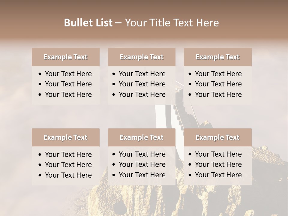 Landscape Dangerous Sportsman PowerPoint Template