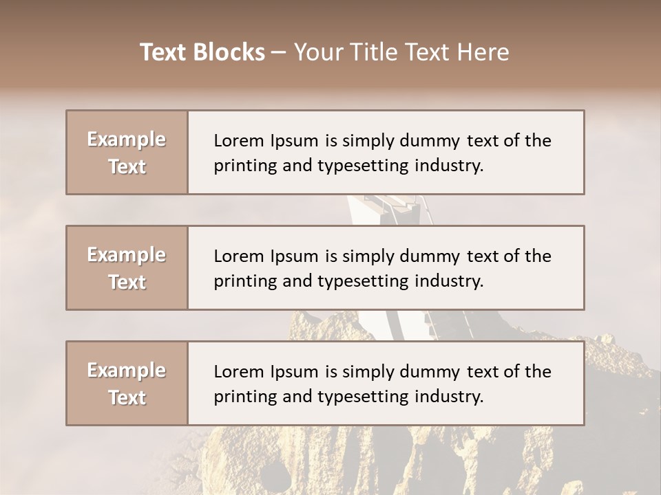 Landscape Dangerous Sportsman PowerPoint Template