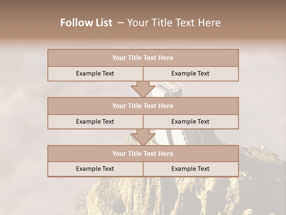 Landscape Dangerous Sportsman PowerPoint Template