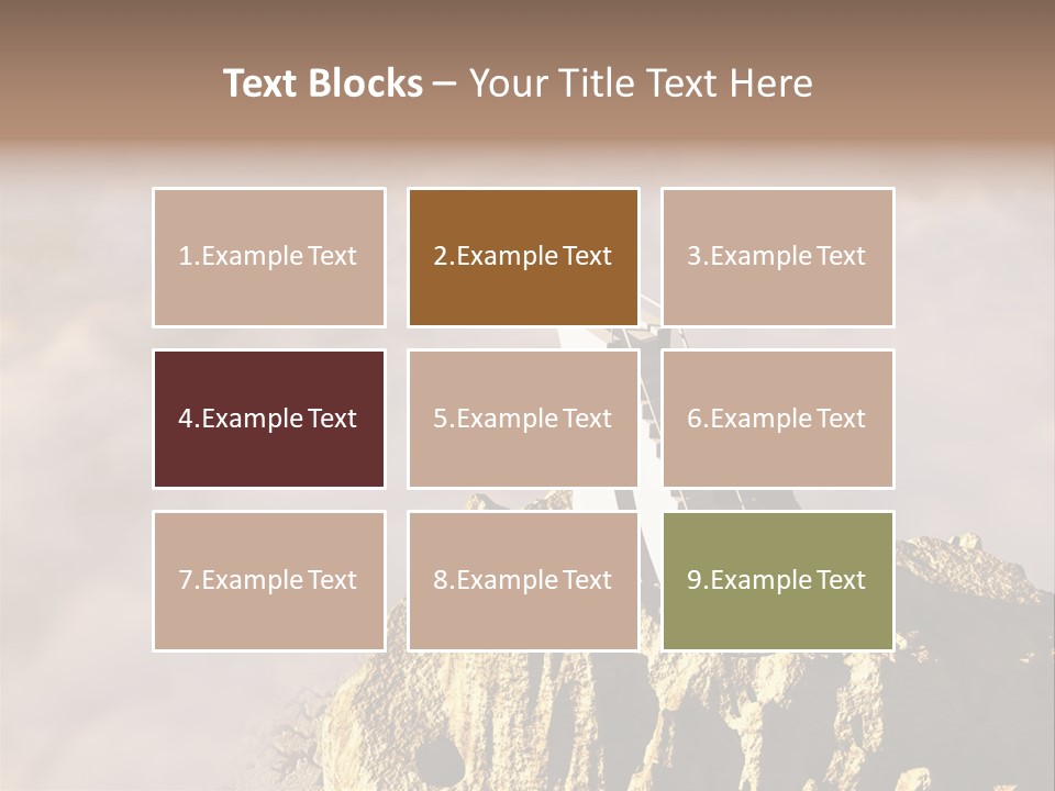 Landscape Dangerous Sportsman PowerPoint Template