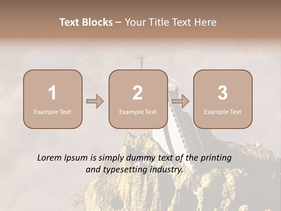 Landscape Dangerous Sportsman PowerPoint Template