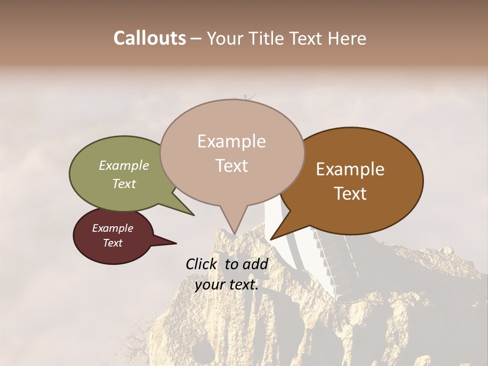 Landscape Dangerous Sportsman PowerPoint Template