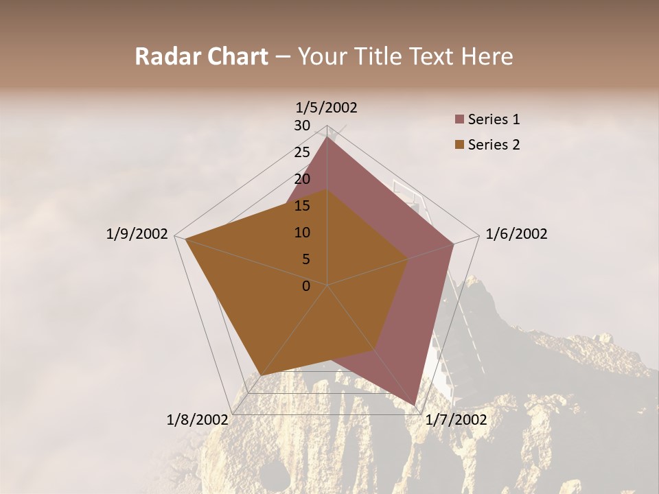 Landscape Dangerous Sportsman PowerPoint Template