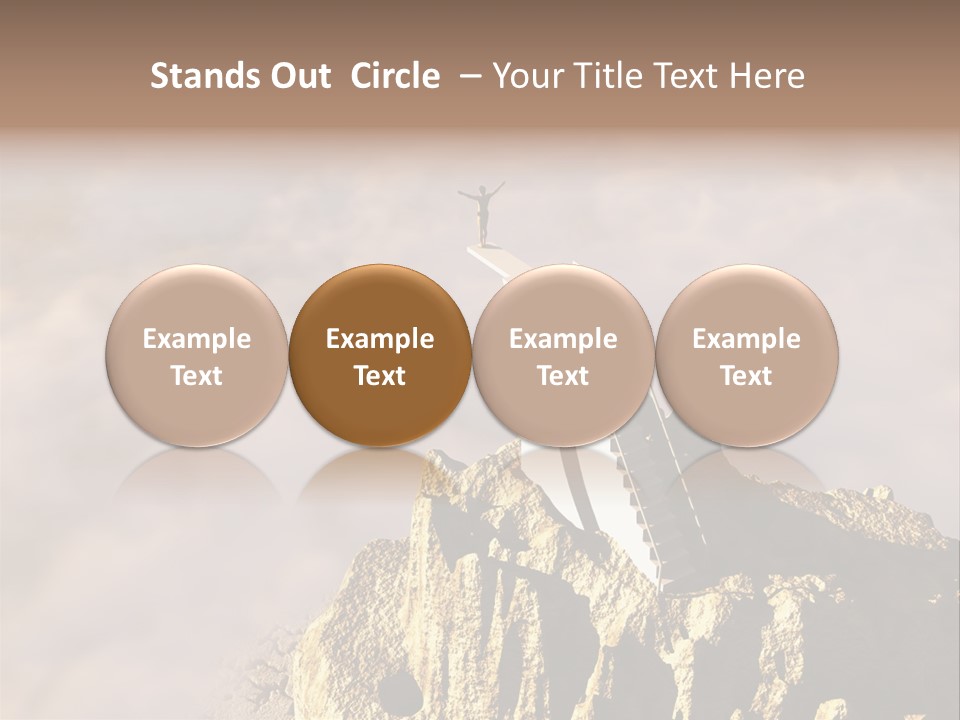 Landscape Dangerous Sportsman PowerPoint Template