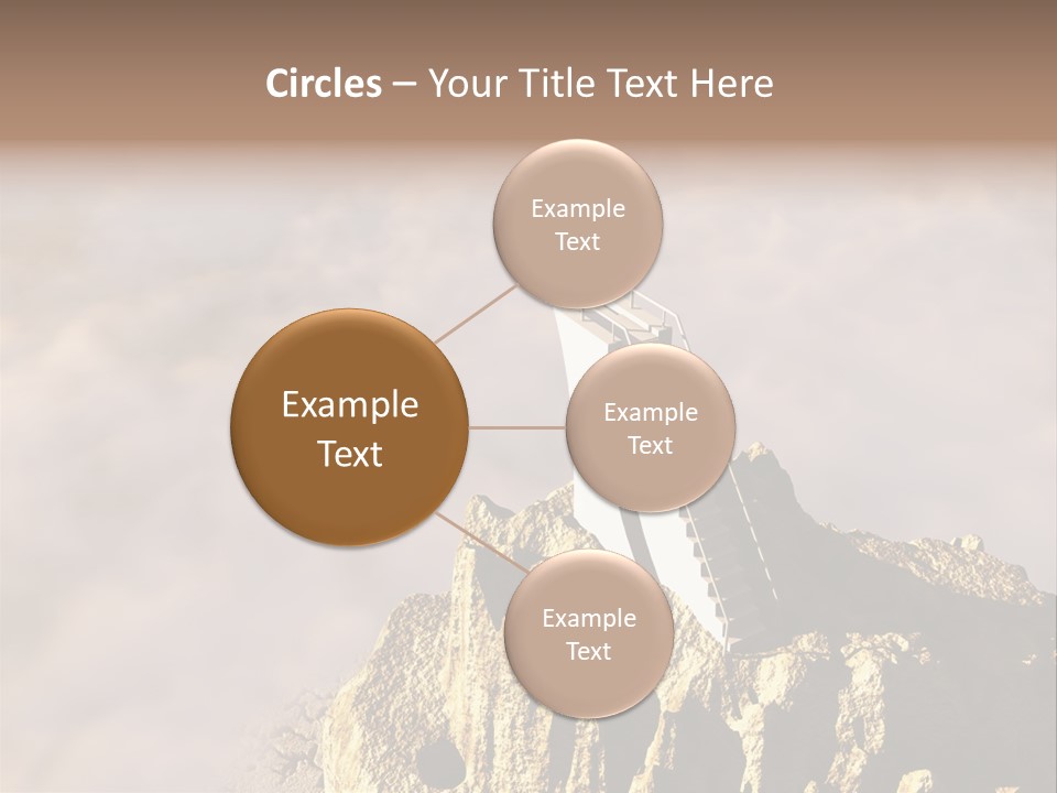 Landscape Dangerous Sportsman PowerPoint Template