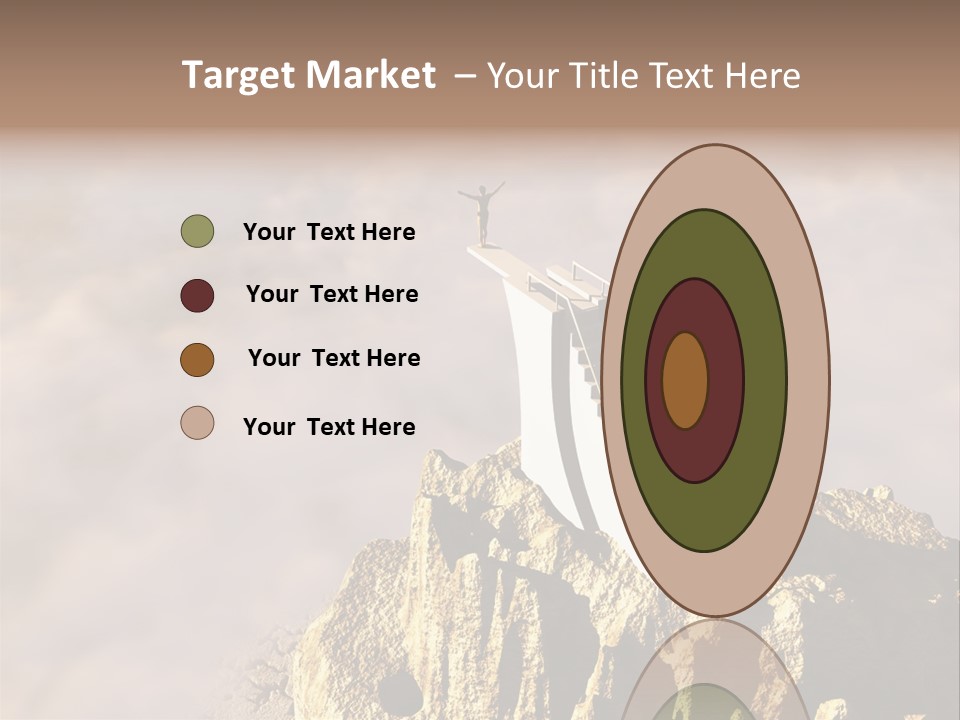 Landscape Dangerous Sportsman PowerPoint Template