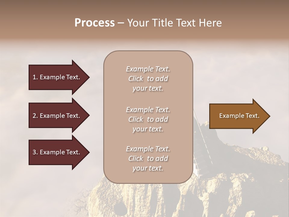 Landscape Dangerous Sportsman PowerPoint Template