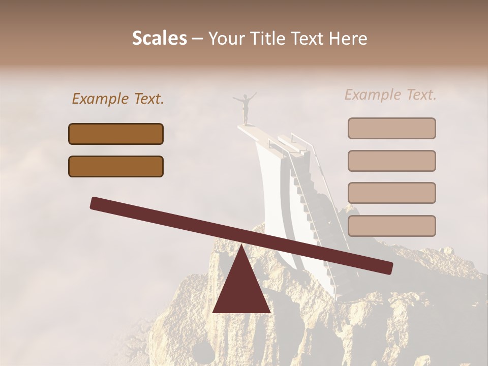 Landscape Dangerous Sportsman PowerPoint Template