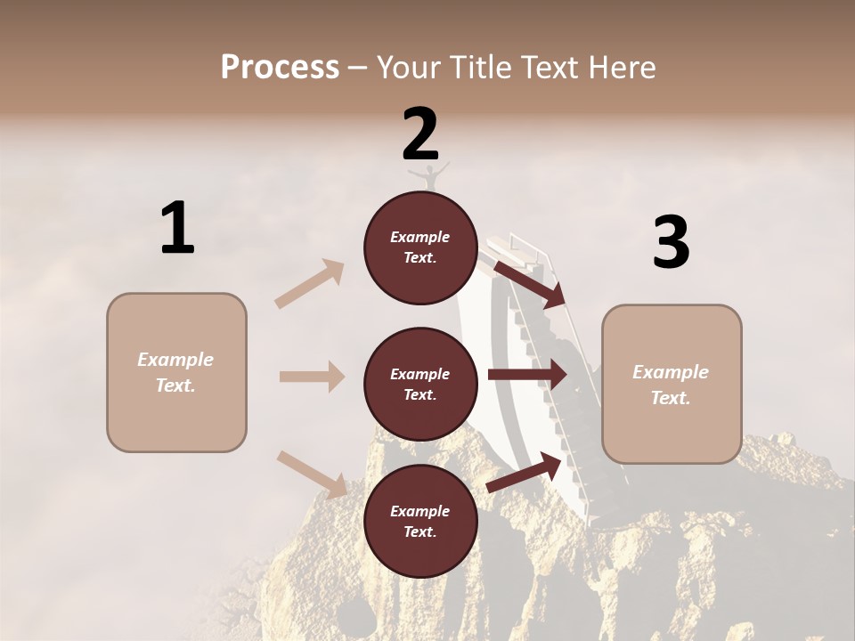 Landscape Dangerous Sportsman PowerPoint Template