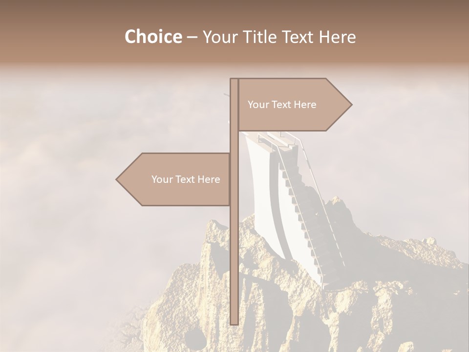 Landscape Dangerous Sportsman PowerPoint Template