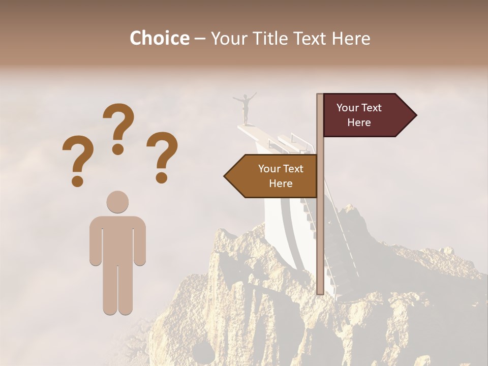 Landscape Dangerous Sportsman PowerPoint Template