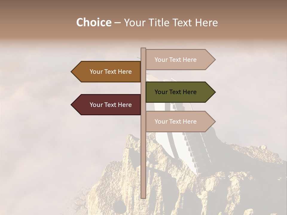 Landscape Dangerous Sportsman PowerPoint Template