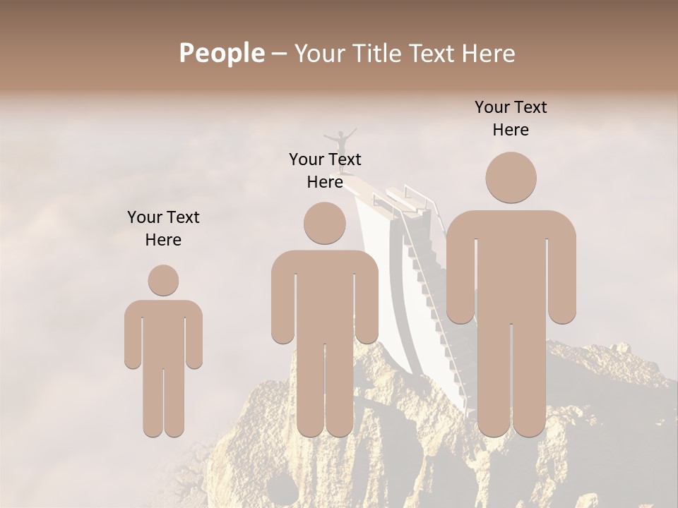 Landscape Dangerous Sportsman PowerPoint Template