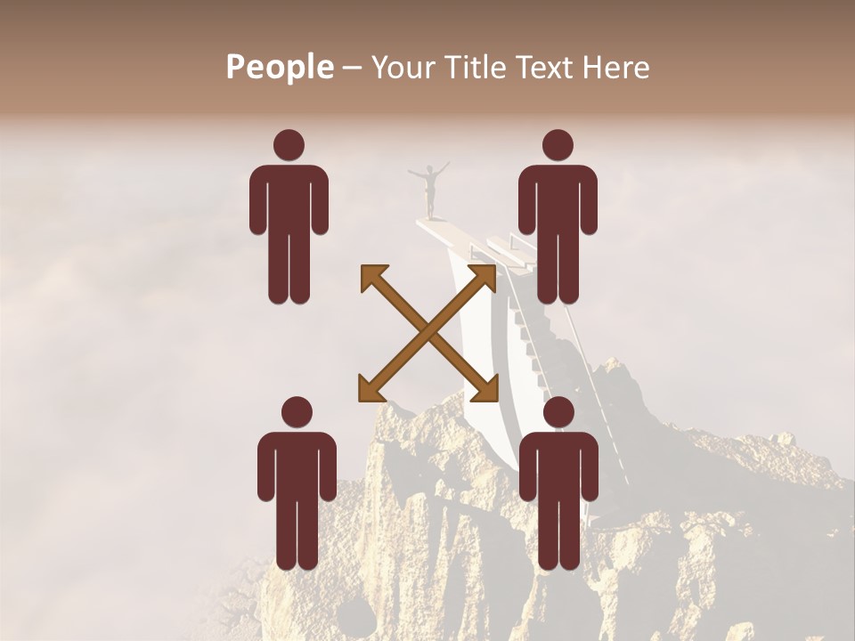 Landscape Dangerous Sportsman PowerPoint Template