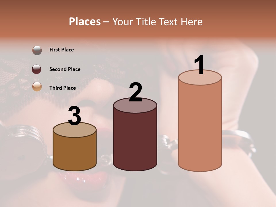 Fabric Exotic Lipstick PowerPoint Template