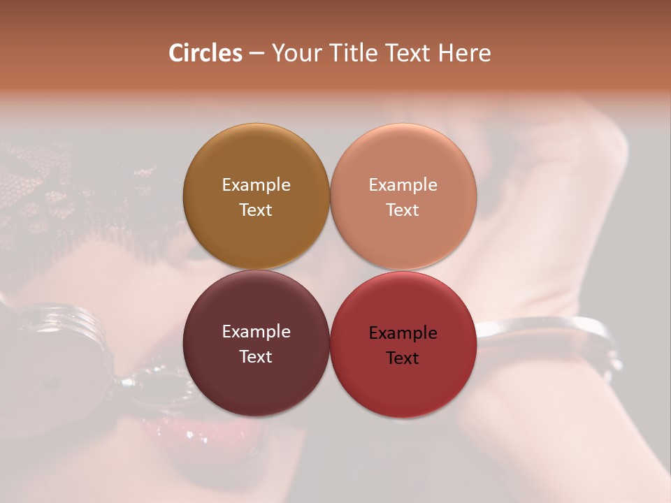 Fabric Exotic Lipstick PowerPoint Template