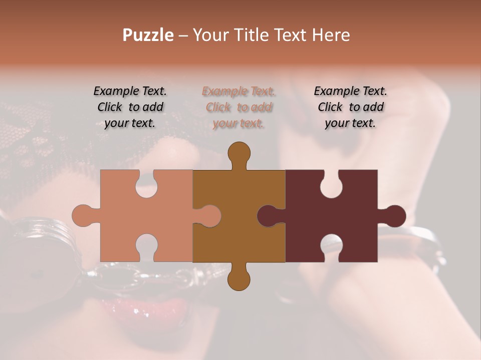 Fabric Exotic Lipstick PowerPoint Template