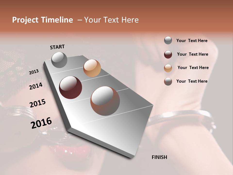 Fabric Exotic Lipstick PowerPoint Template