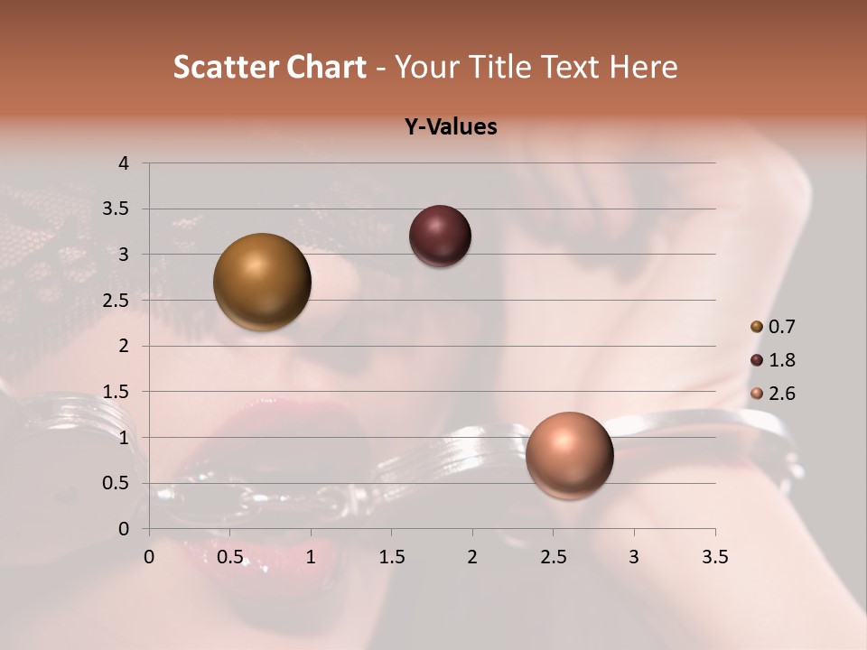 Fabric Exotic Lipstick PowerPoint Template