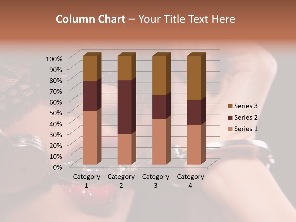 Fabric Exotic Lipstick PowerPoint Template