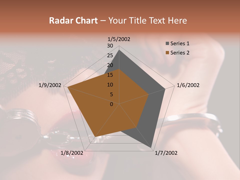 Fabric Exotic Lipstick PowerPoint Template