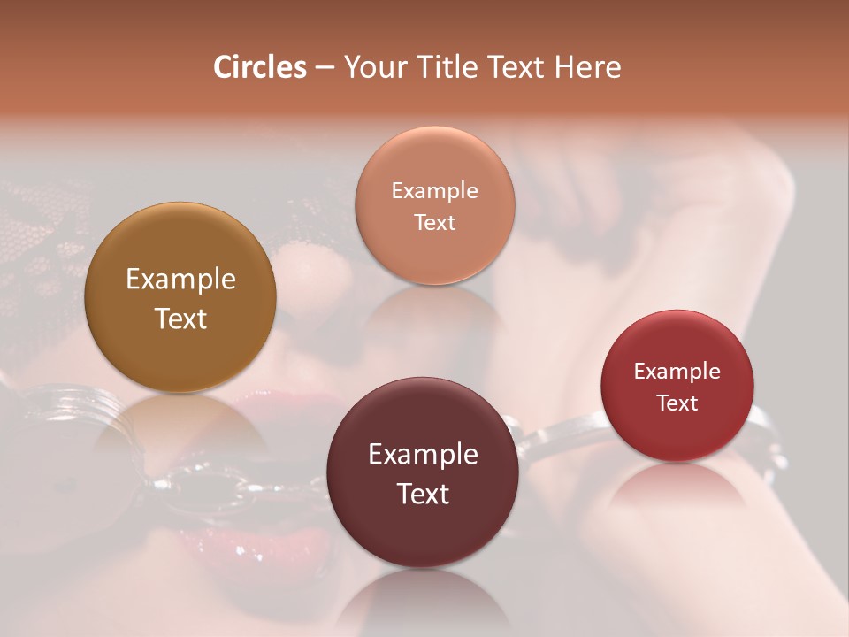 Fabric Exotic Lipstick PowerPoint Template