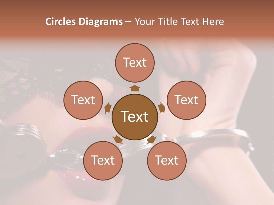 Fabric Exotic Lipstick PowerPoint Template