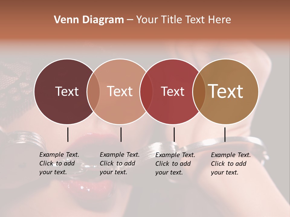 Fabric Exotic Lipstick PowerPoint Template