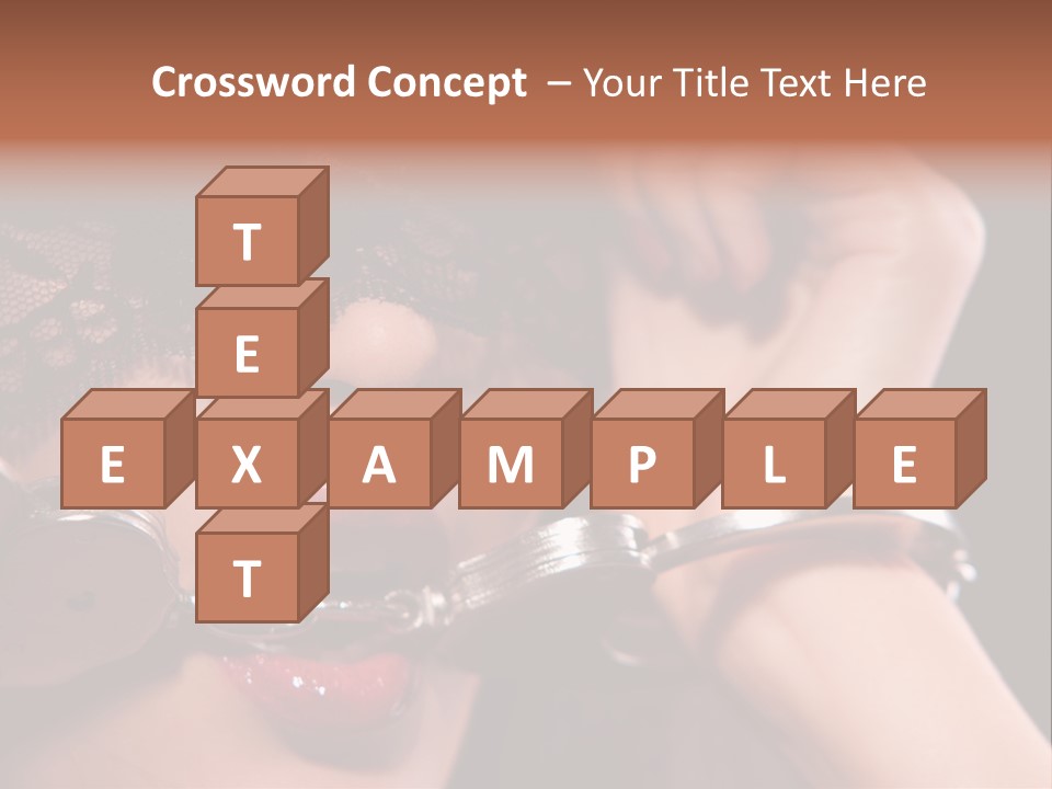 Fabric Exotic Lipstick PowerPoint Template