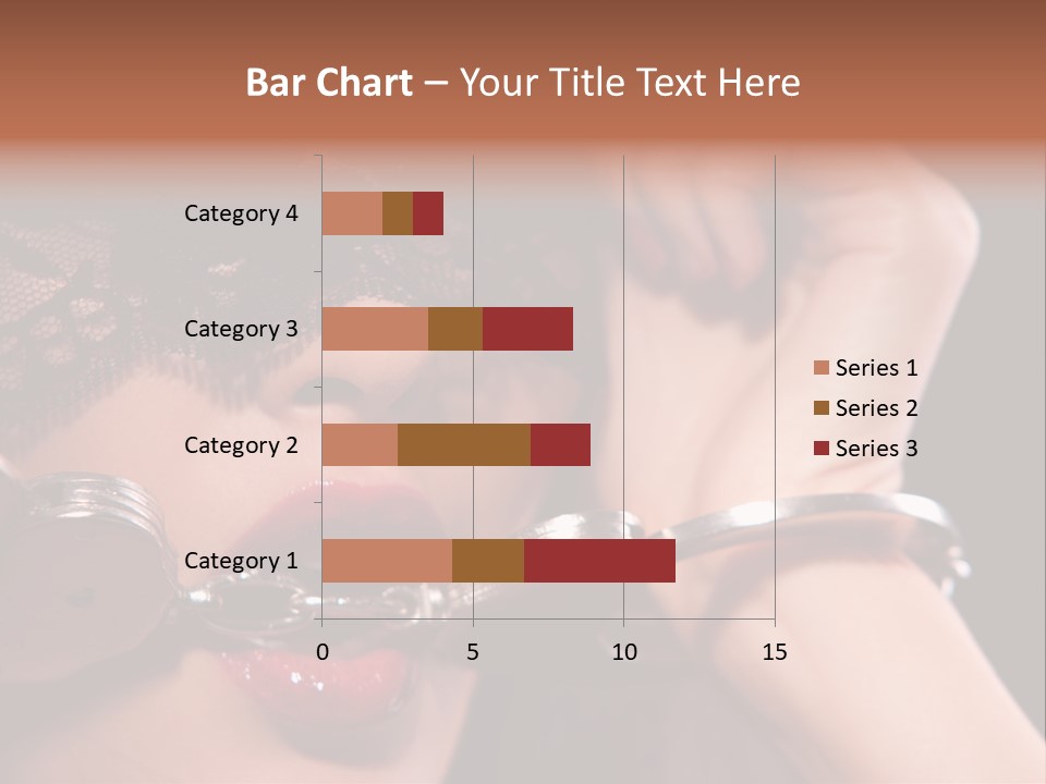 Fabric Exotic Lipstick PowerPoint Template