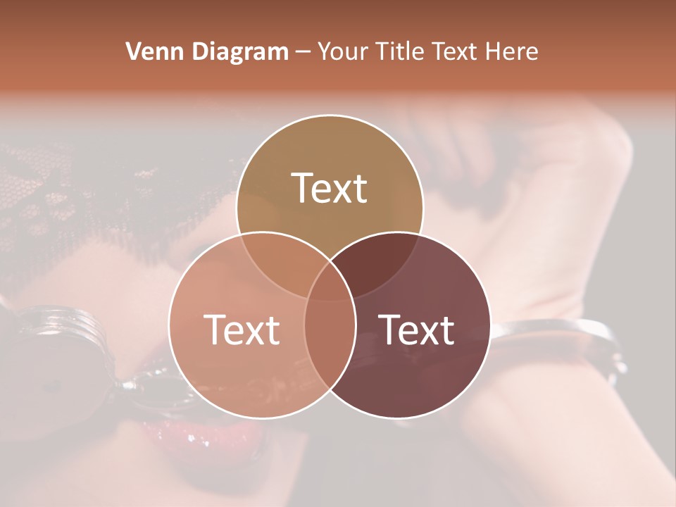 Fabric Exotic Lipstick PowerPoint Template