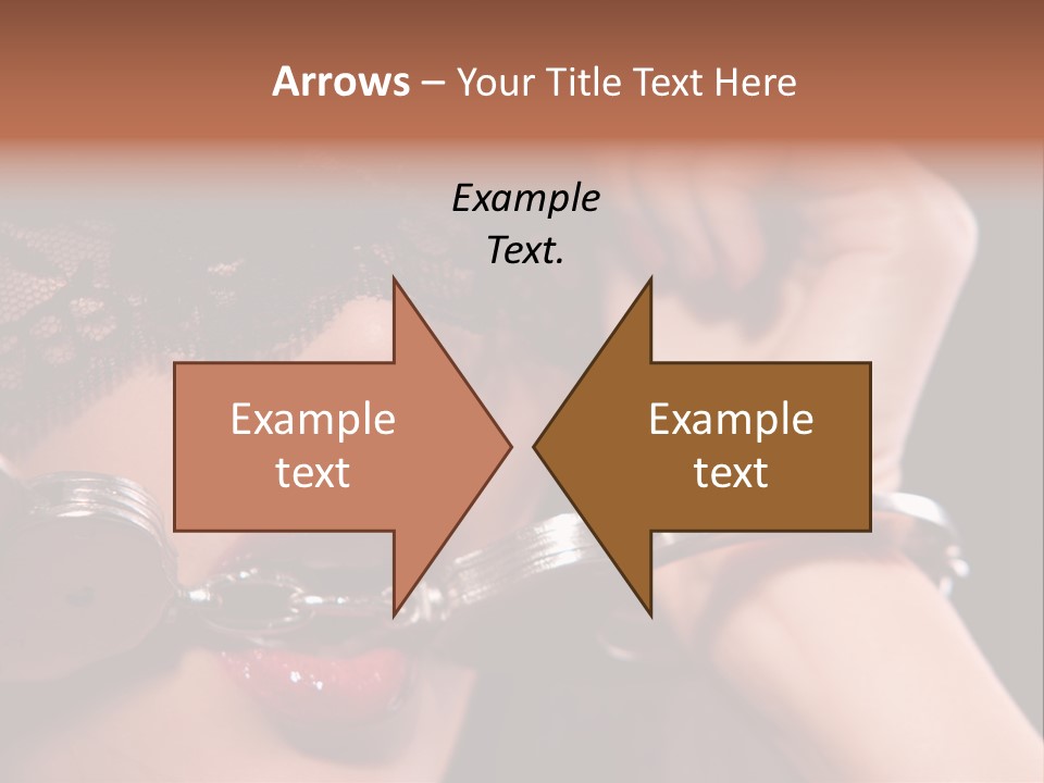 Fabric Exotic Lipstick PowerPoint Template