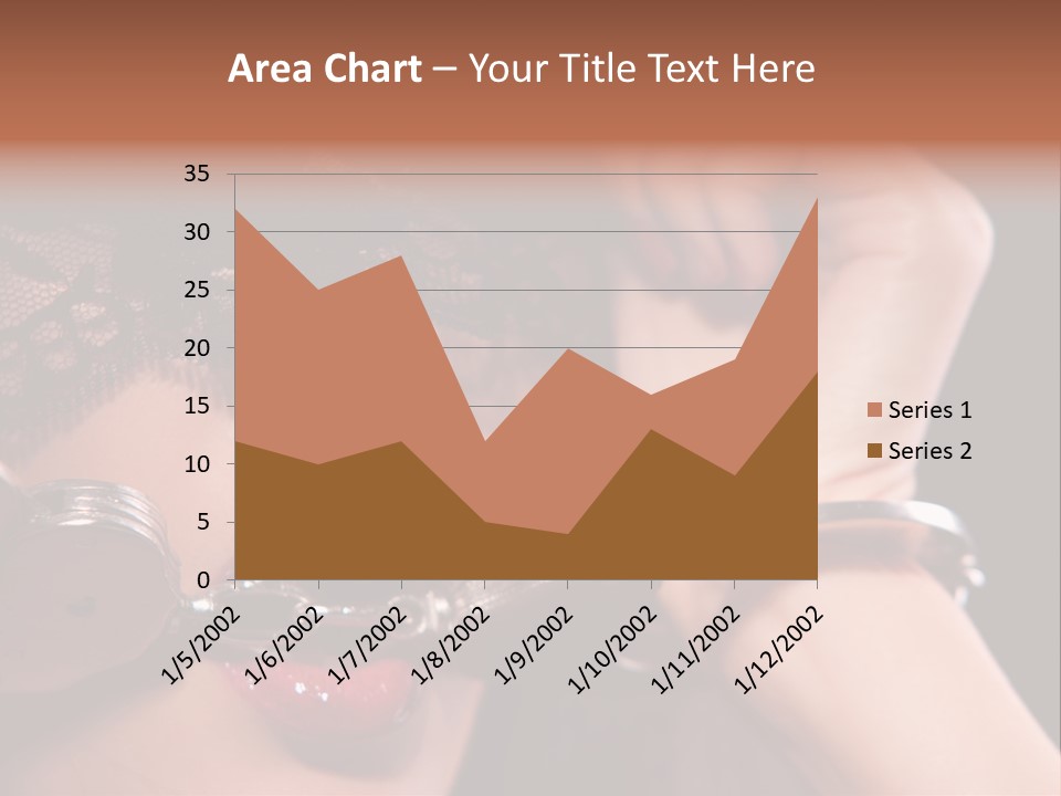 Fabric Exotic Lipstick PowerPoint Template