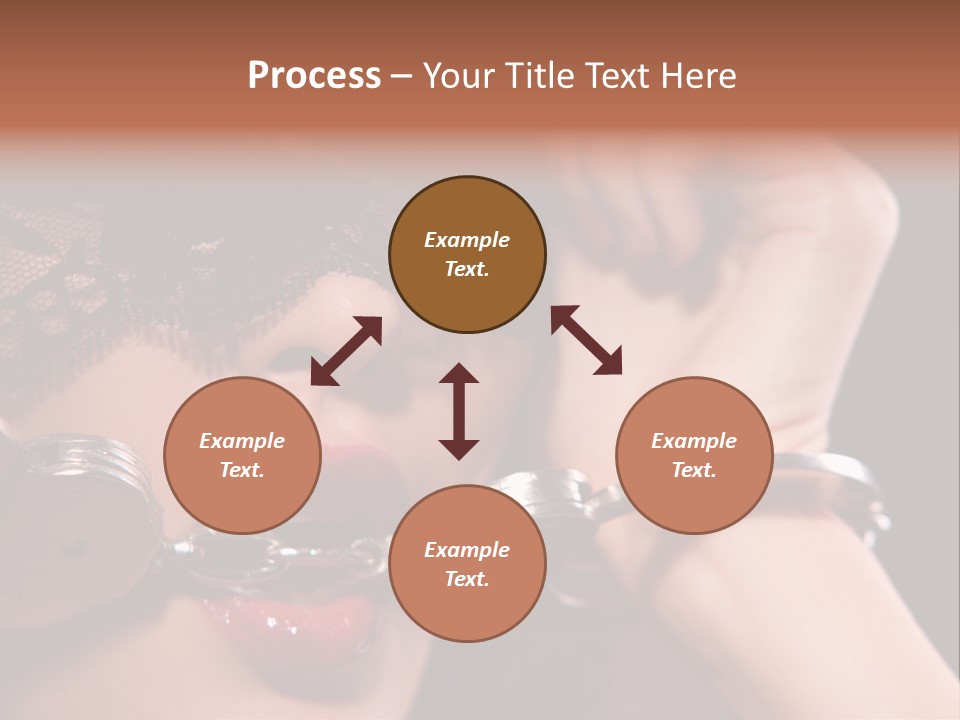 Fabric Exotic Lipstick PowerPoint Template