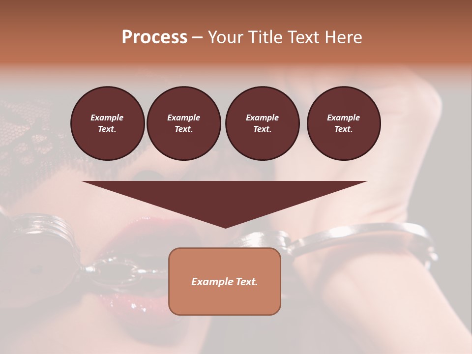 Fabric Exotic Lipstick PowerPoint Template