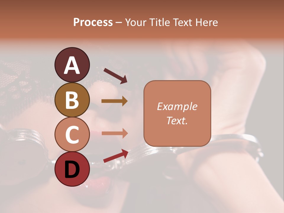 Fabric Exotic Lipstick PowerPoint Template