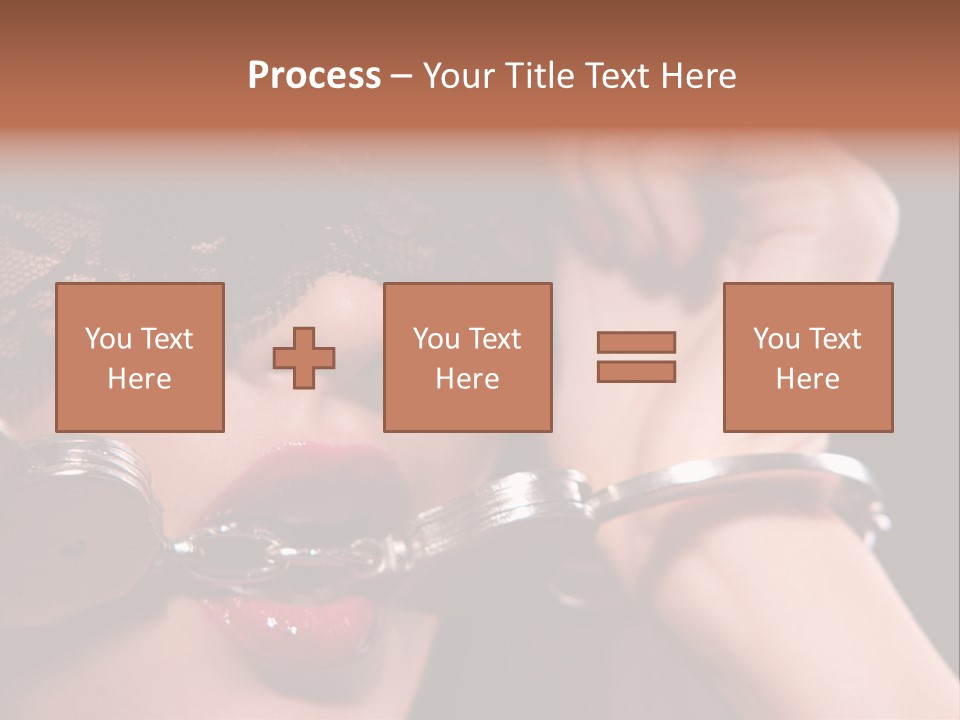 Fabric Exotic Lipstick PowerPoint Template