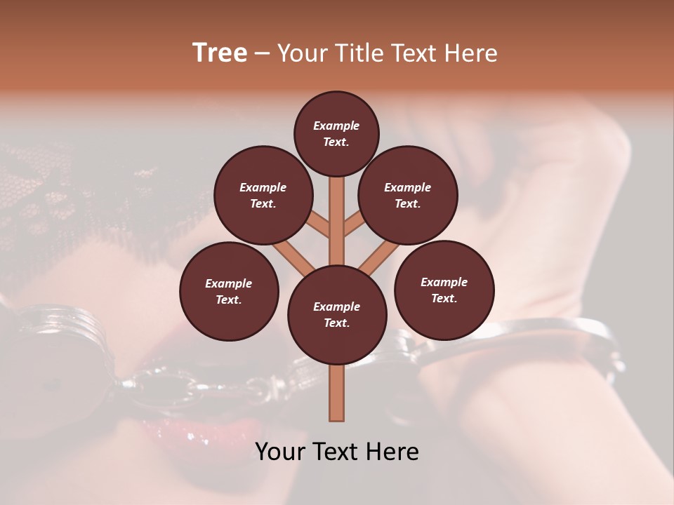 Fabric Exotic Lipstick PowerPoint Template