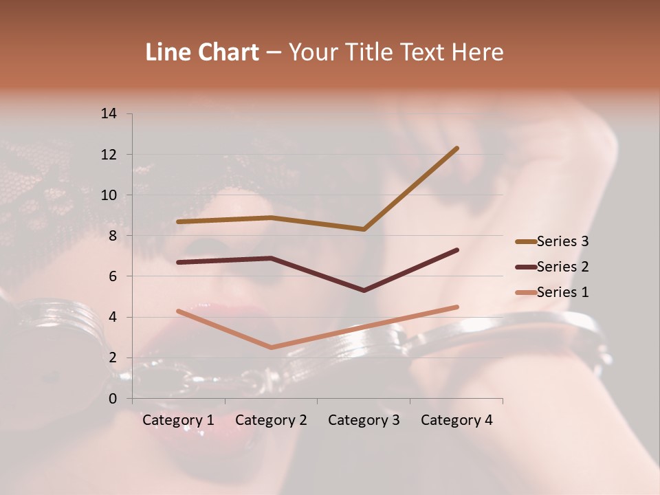 Fabric Exotic Lipstick PowerPoint Template