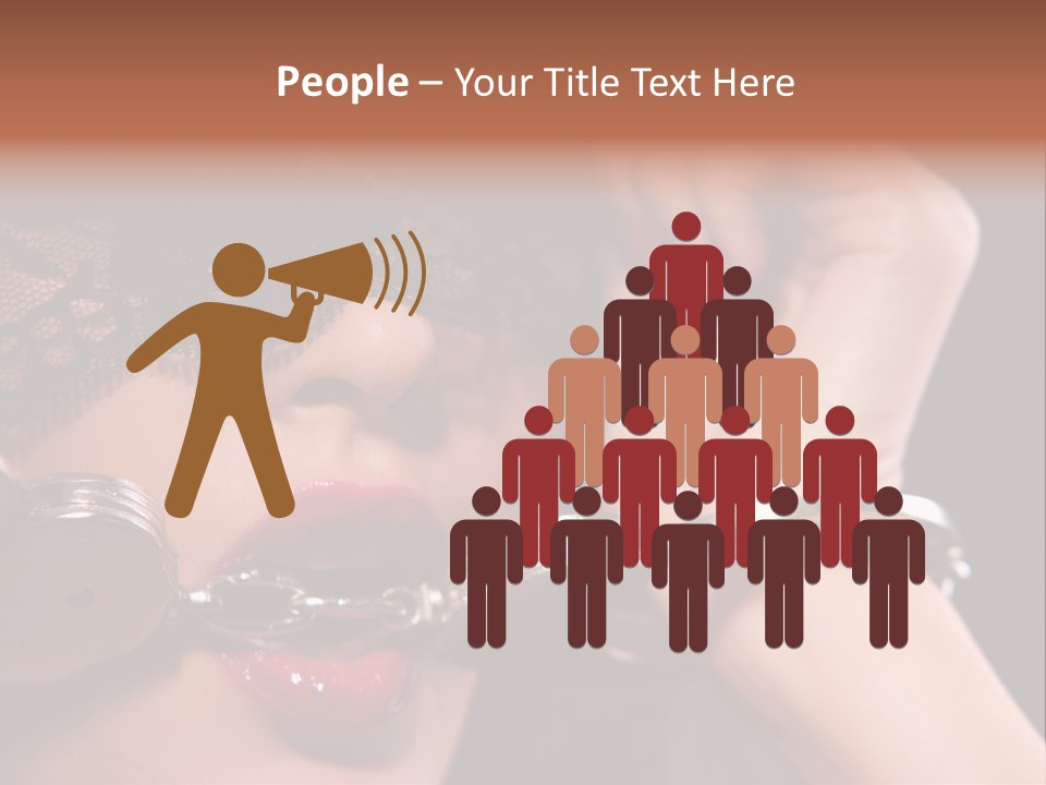 Fabric Exotic Lipstick PowerPoint Template