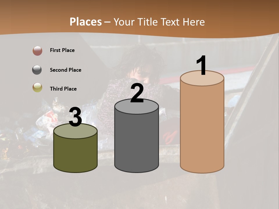 Child Poor Hunger PowerPoint Template