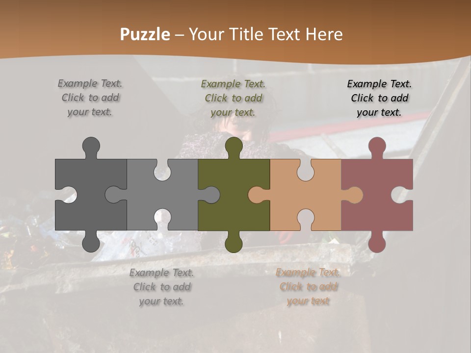 Child Poor Hunger PowerPoint Template