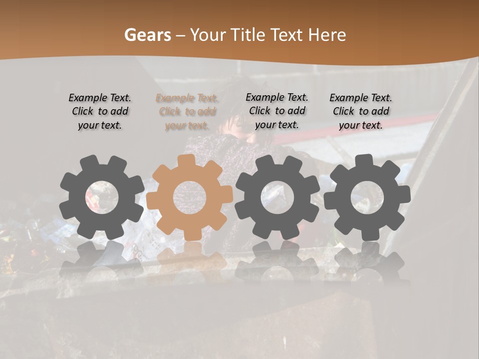 Child Poor Hunger PowerPoint Template