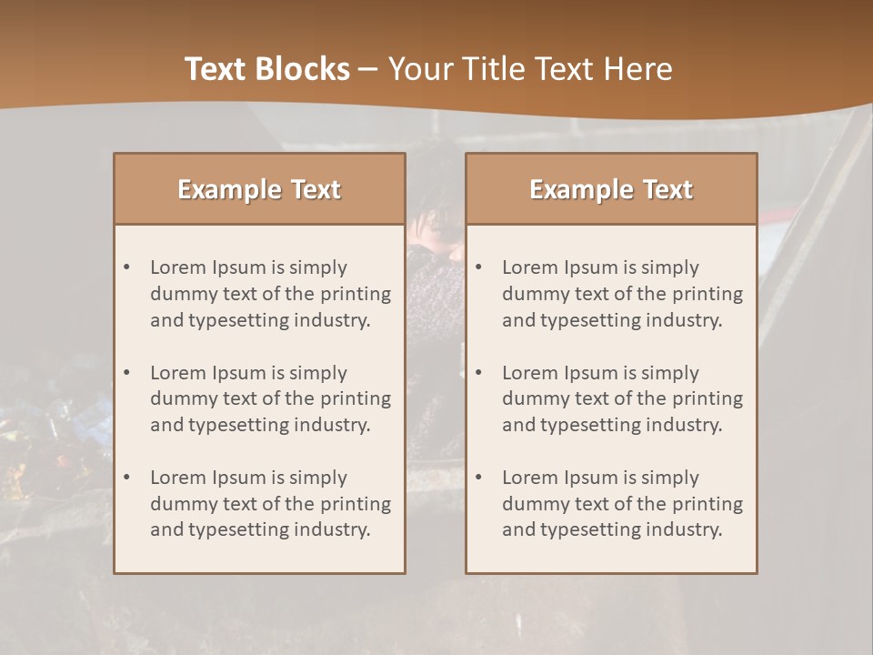 Child Poor Hunger PowerPoint Template