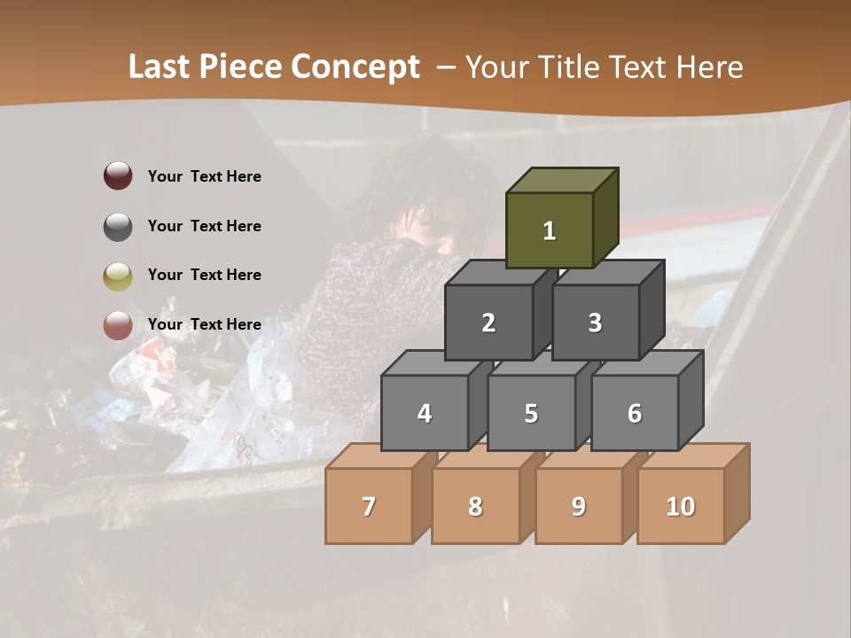 Child Poor Hunger PowerPoint Template