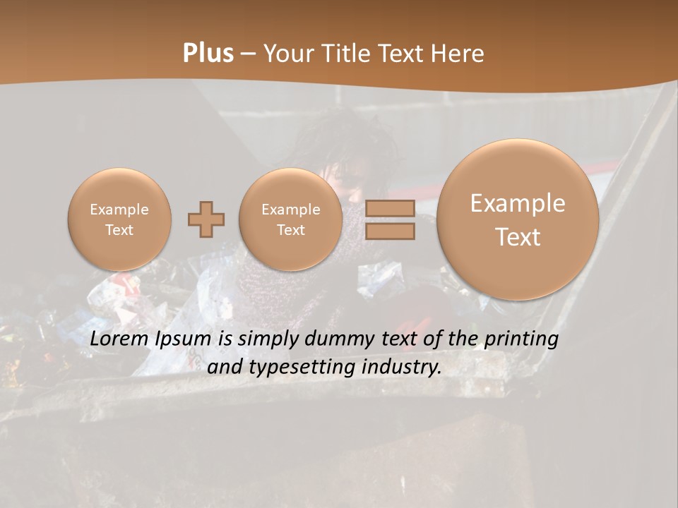 Child Poor Hunger PowerPoint Template